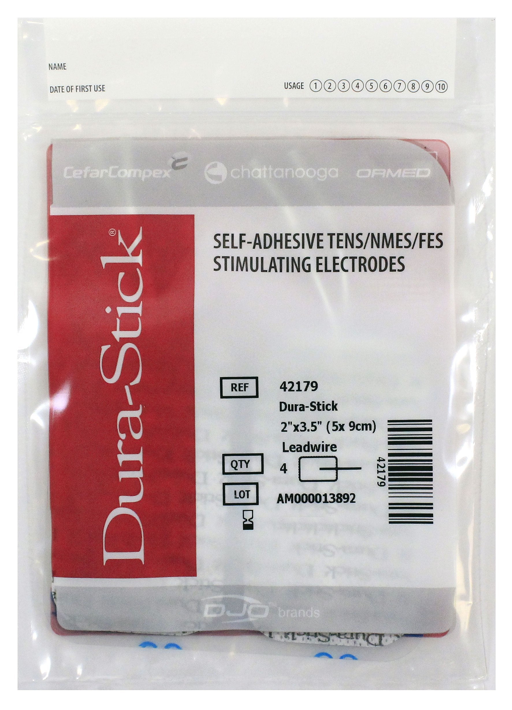Electrodos Rectangulares 5x9cm. Dura-Stick® Plus Chattanooga