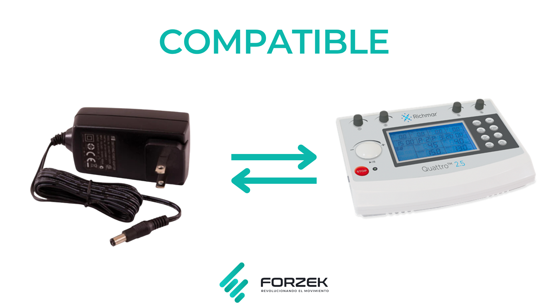 Eliminador Adaptador de Corriente Quattro 2.5®