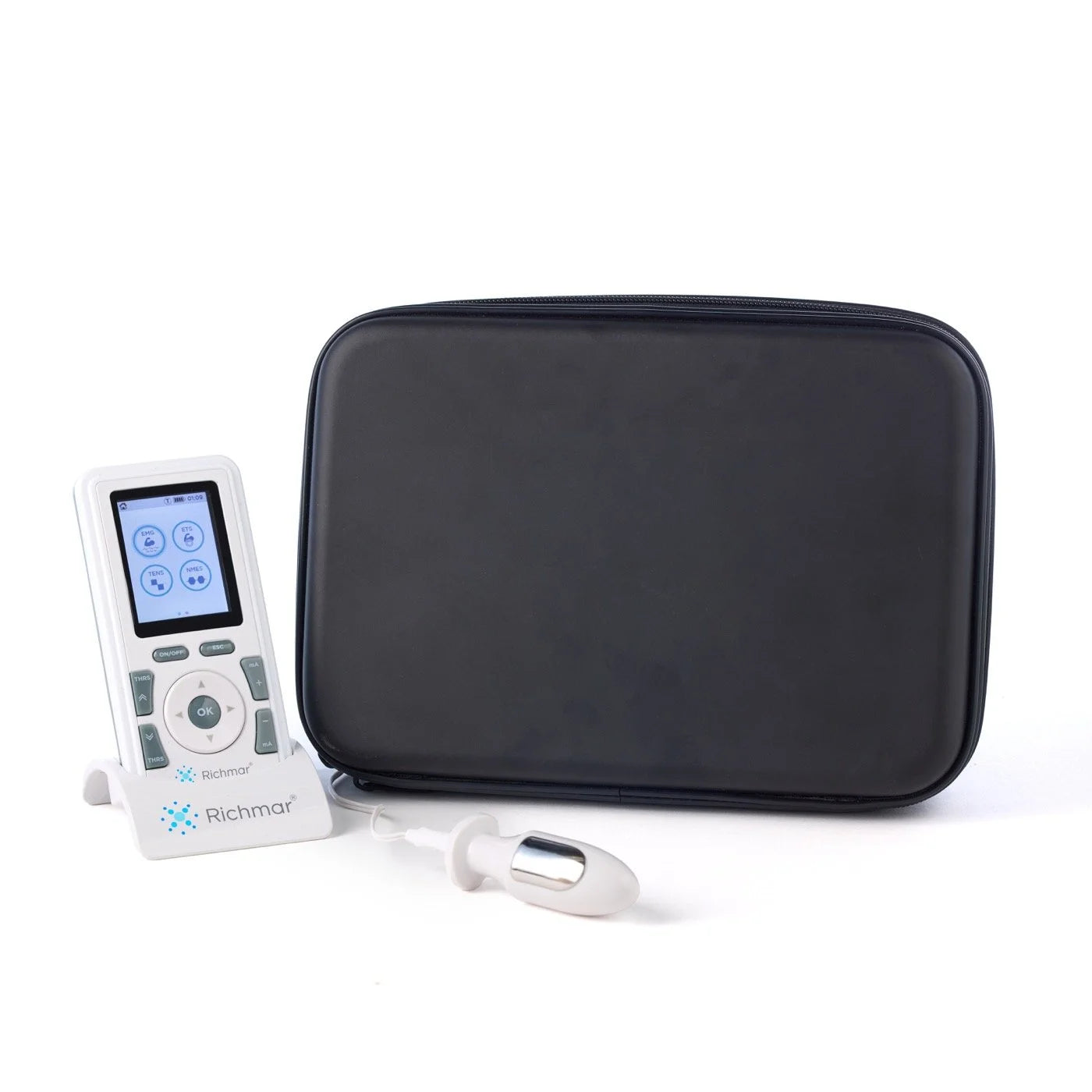 Electroterapia Clínica EMG Pro® (Biofeedback,NMES,TENS,ETS)