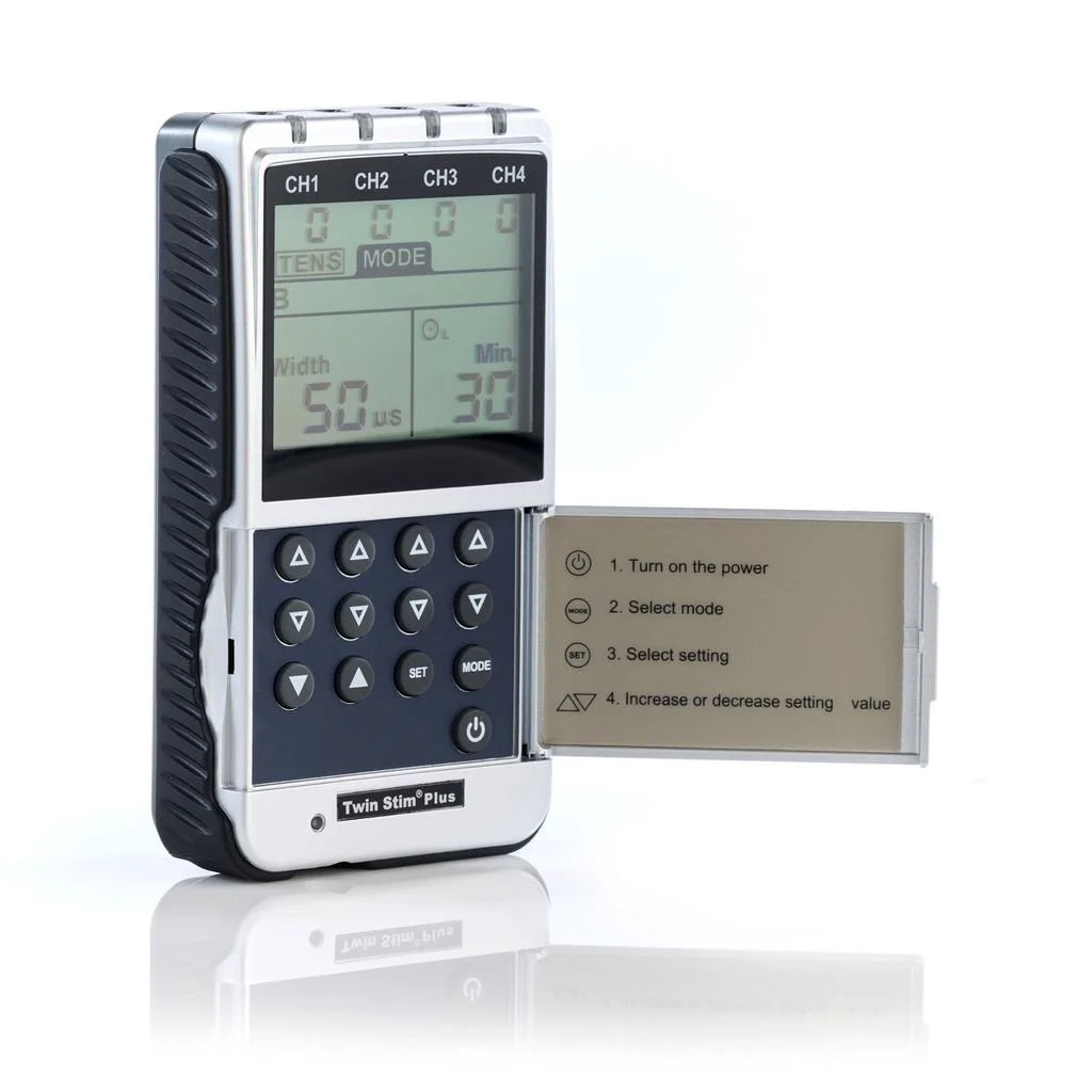 Electroestimulador Portátil Twin Stim 2.ª Edición (TENS, EMS)