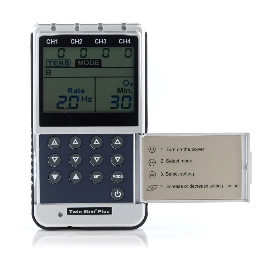 Electroestimulador Portátil Twin Stim 2.ª Edición (TENS, EMS)