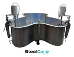Tina de Hidroterapia Hubbard Mariposa SteelCare®