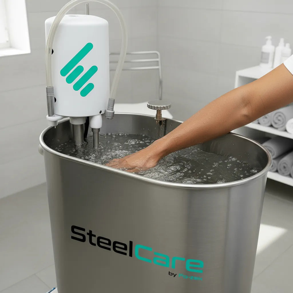 Tina Remolino de Hidroterapia Miembros Inferiores y Superiores  SteelCare®