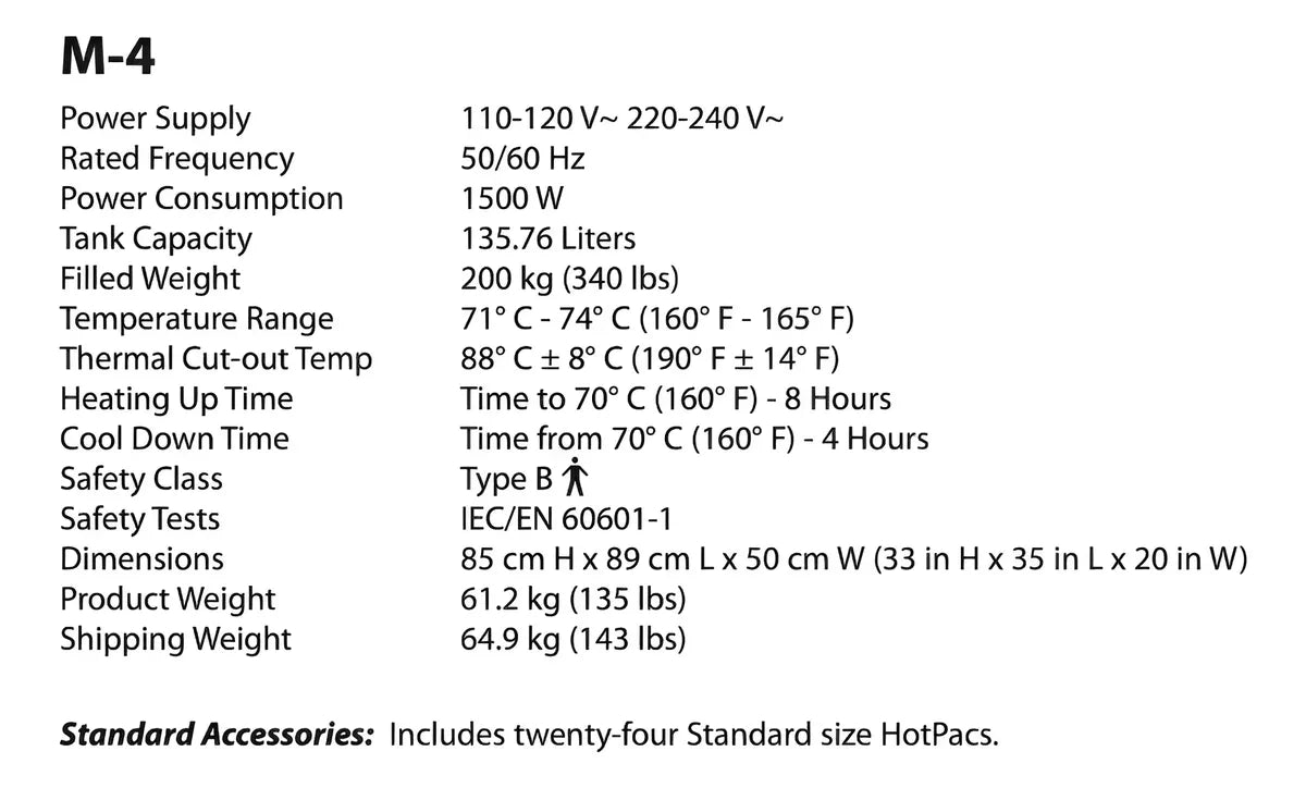 Compresero Caliente Chattanooga® Hydrocollator