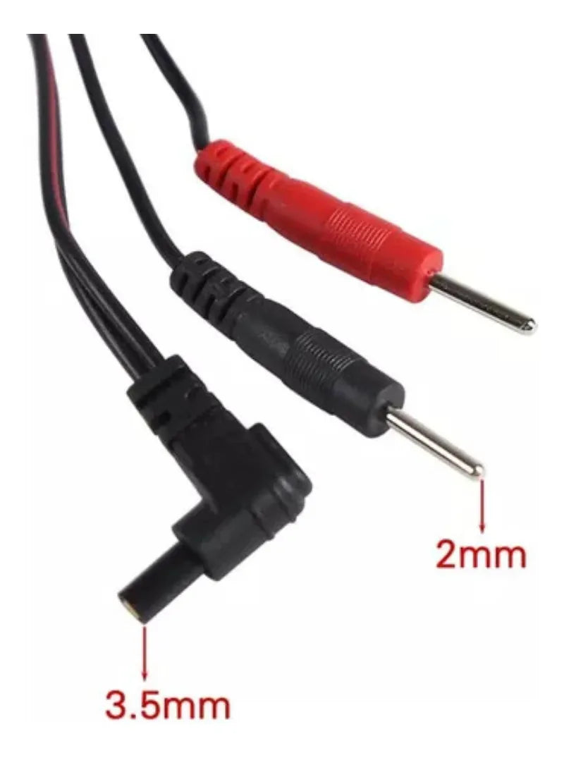 Par de Cables para TENS