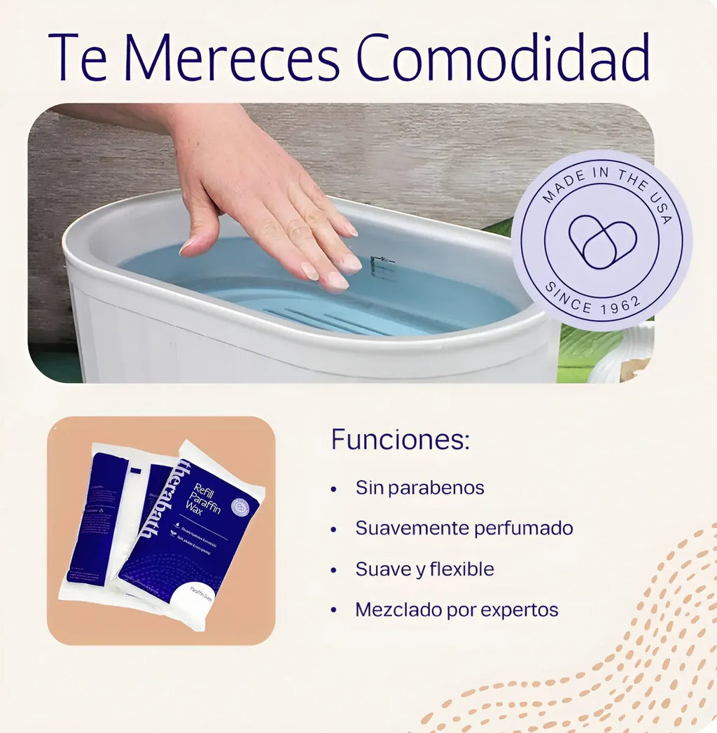 Parafina Clínica Perlas Granulada TheraBath®