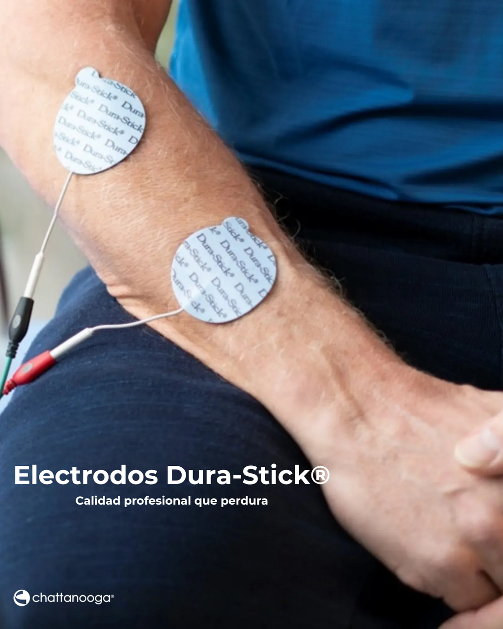 Electrodos Cuadrados 5x5cm. Dura-Stick® Plus Chattanooga