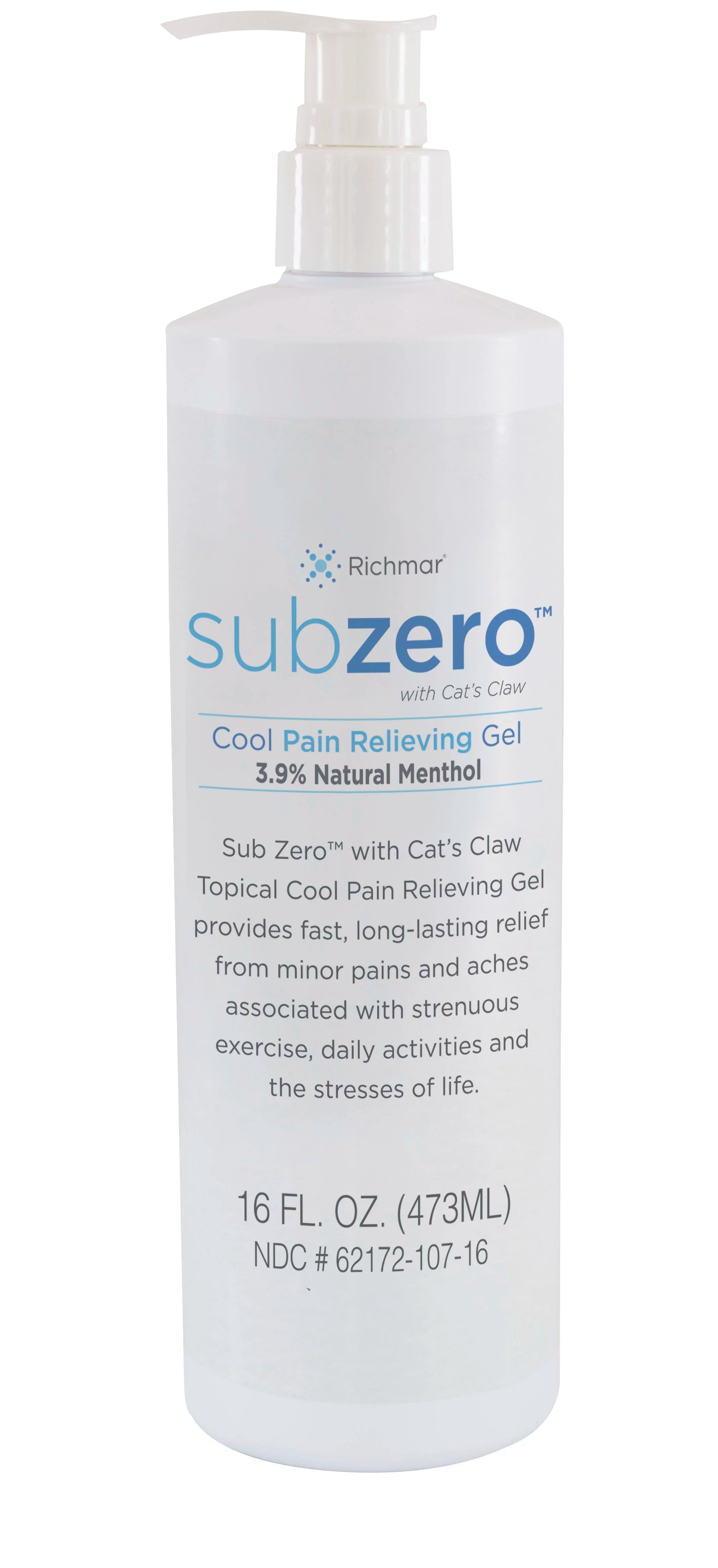 Gel y Analgésico Terapéutico Profesional SubZero®