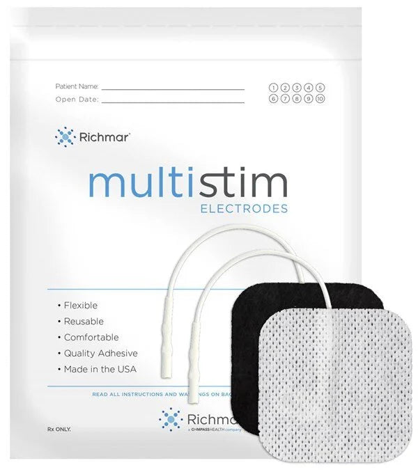 Electrodos Cuadrados 5x5cm. MultiStim® Richmar